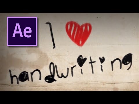 adobe after effects tutorials writing text animation